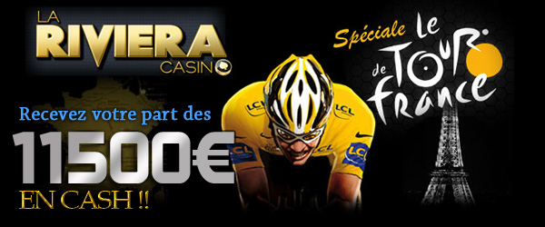 La riviera Casino vous offre 11500 Cash !